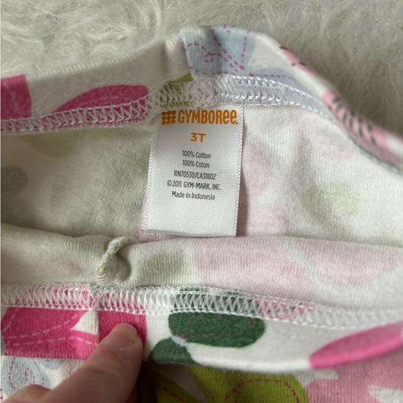 Set of 2 Springtime Gymboree Toddler Bottoms - Floral and Striped - Picture 3 of 5